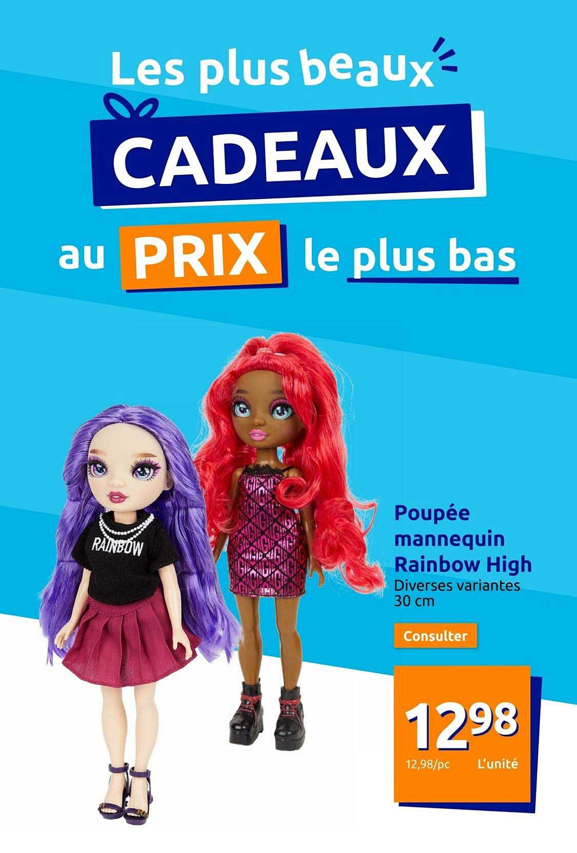 poupée mannequin rainbow high