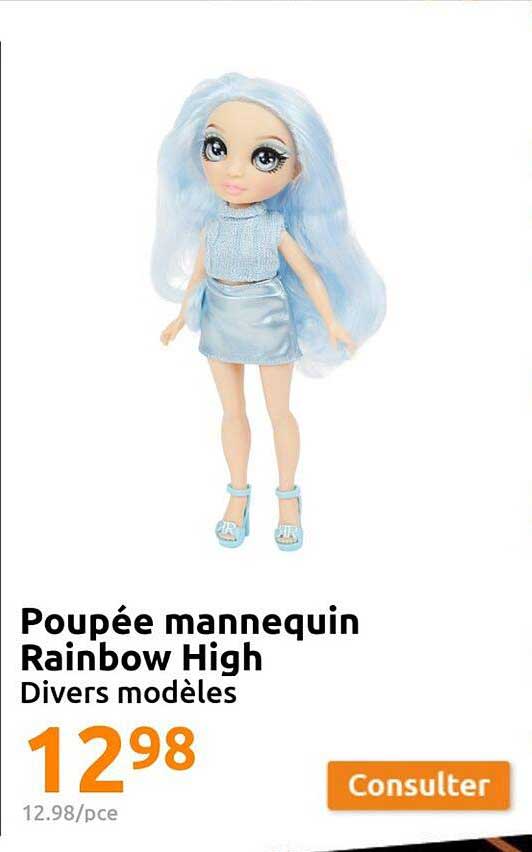 poupée mannequin rainbow high