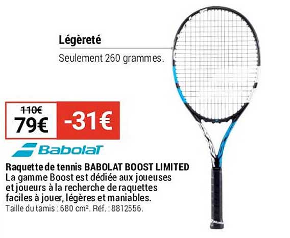 raquette de tennis babolat boost limited