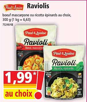 Raviolis Paul & Louise