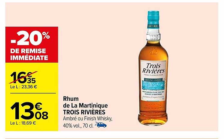 rhum de la martinique trois rivières
