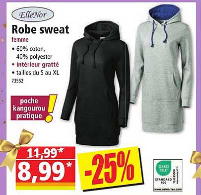 Robe Sweat Femme ElleNor
