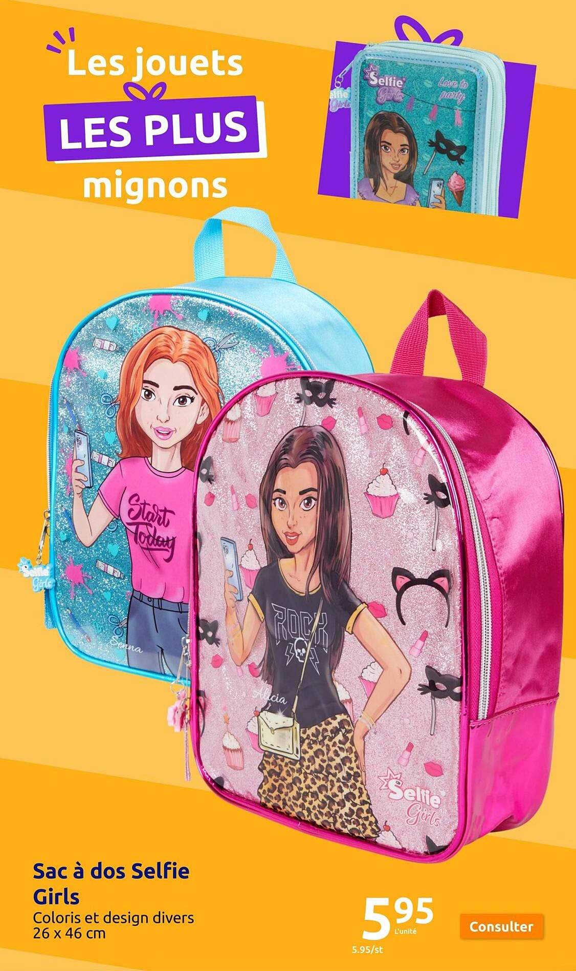 sac à dos selfie girls