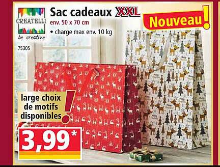 Sac Cadeaux Xxl Createlli