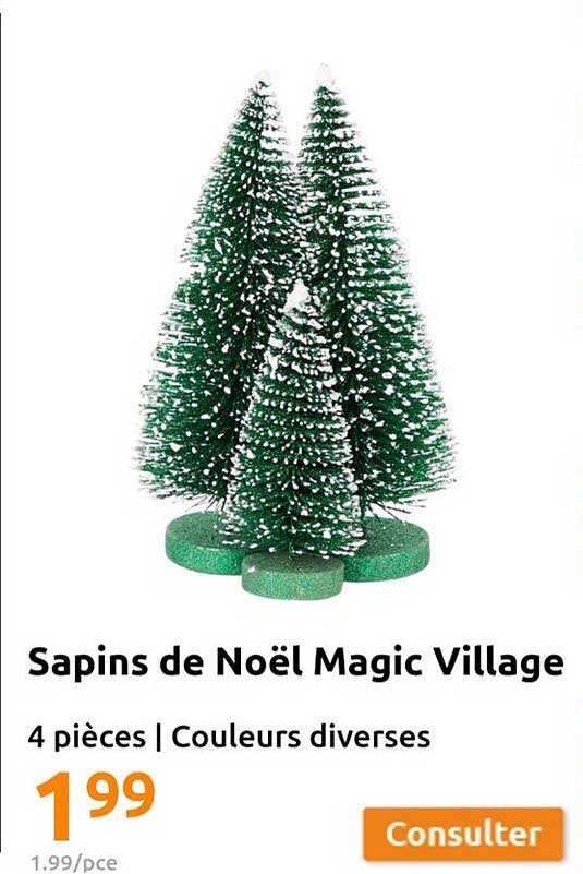 Sapins De Noël Magic Village