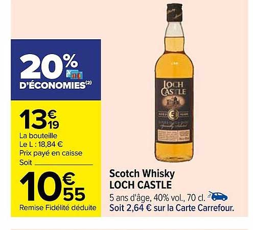 scotch whisky loch castle