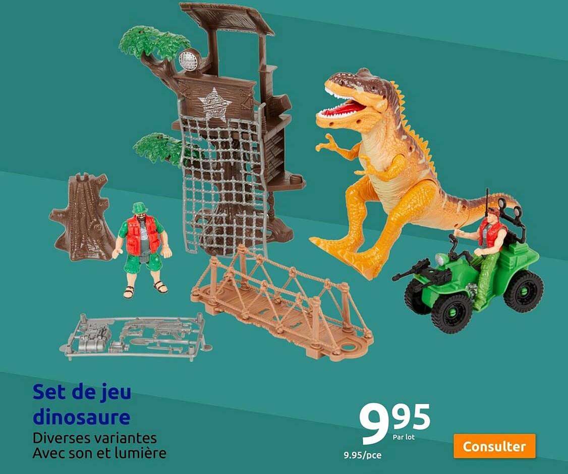 Set De Jeu Dinosaure