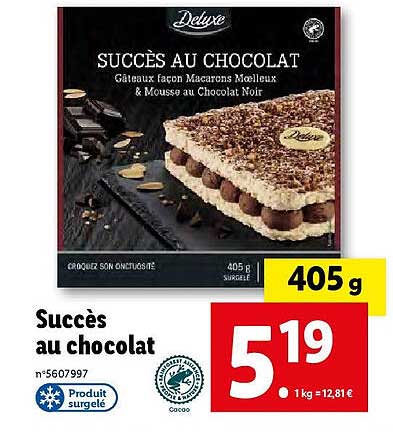 Succès Au Chocolat Deluxe