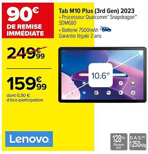 tab m10 plus (3rd gen) 2023 lenovo