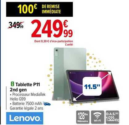 tablette p11 2nd gen lenovo