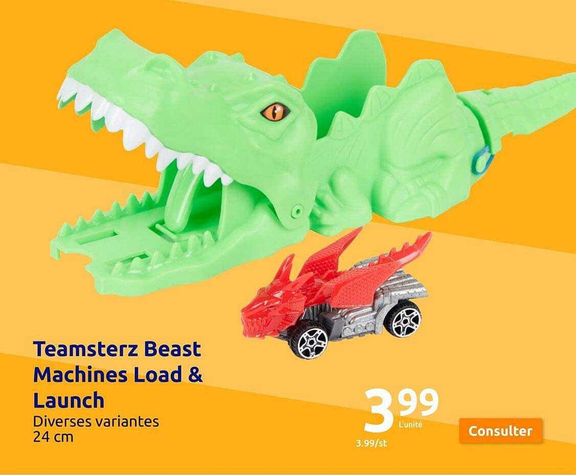 teamsterz beast machines load & launch