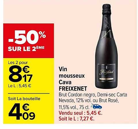 Vin Mousseux Cava Freixenet