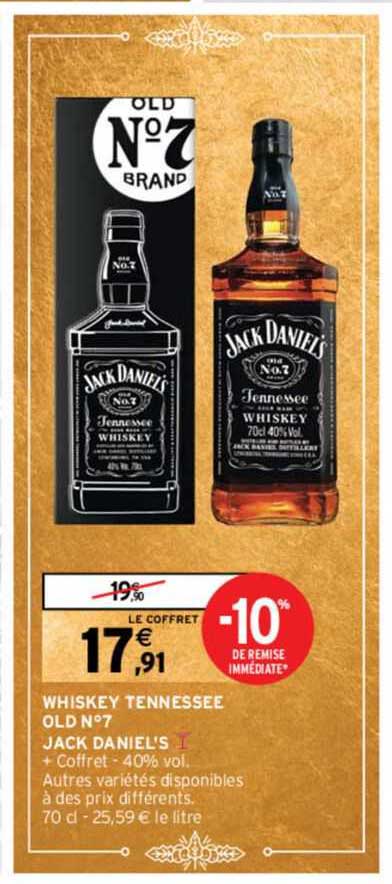 whiskey tennessee old n°7 jack daniel's