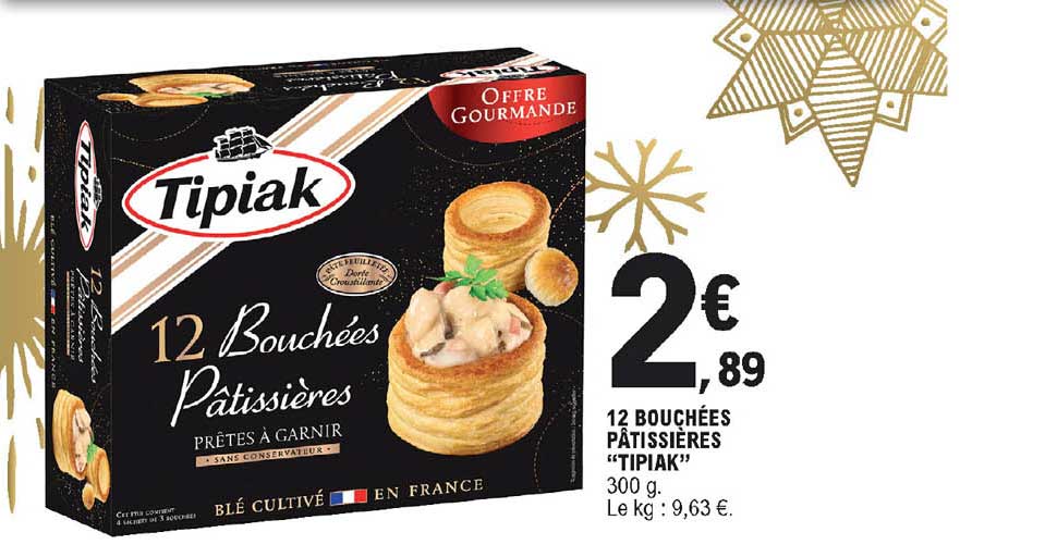 12 Bouchées Pâtissières Tipiak