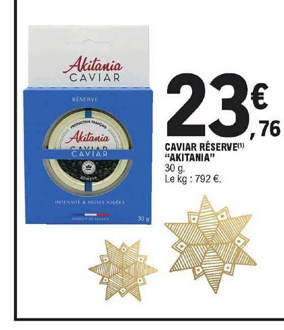 caviar réserve akitania