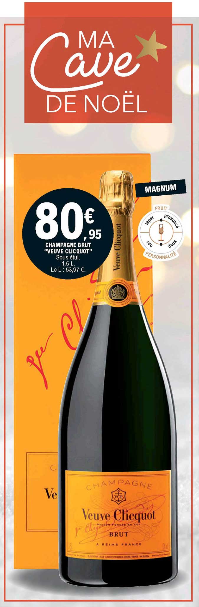 champagne brut "veuve clicquot"