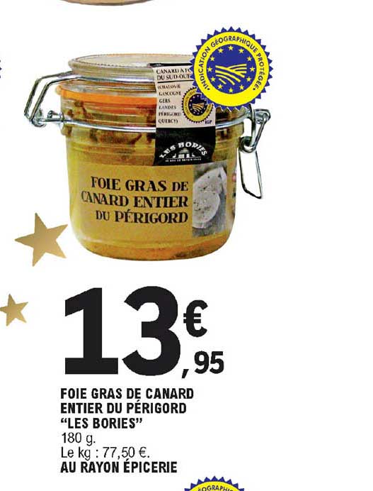 Foie Gras De Canard Entier Du Périgord Les Bories