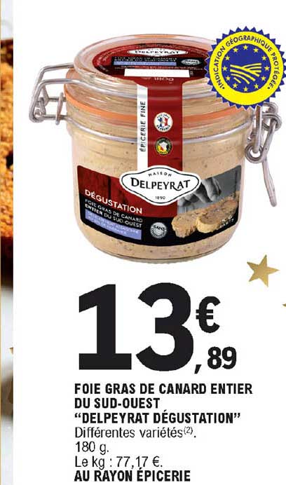 Foie Gras De Canard Entier Du Sud-ouest Delpeyrat Dégustation