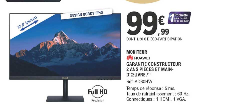 moniteur huawei ad80hw