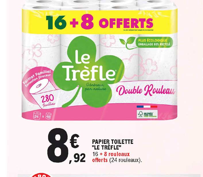 Papier Toilette "la Trèfle"