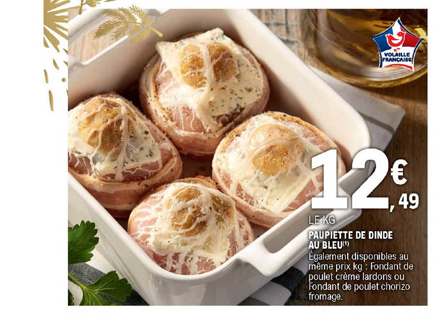 Paupiette De Dinde Au Bleu