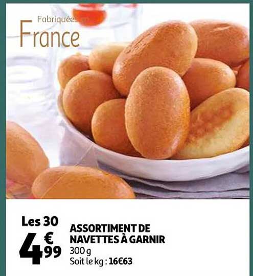 assortiment de navettes à garnir