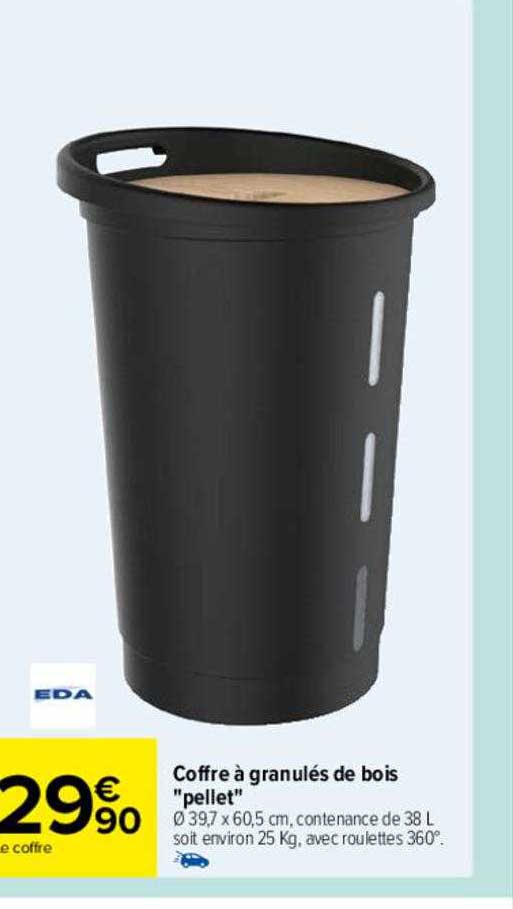 Coffre à Granulés De Bois "pellet" Eda