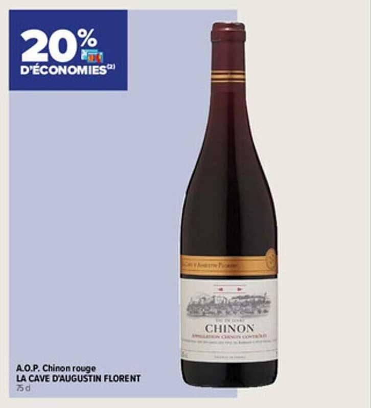a.o.p chinon rouge la cave d'augustin florent