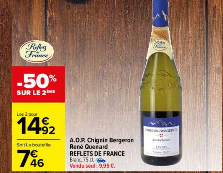 aop chignin bergeron rené quenard reflets de france