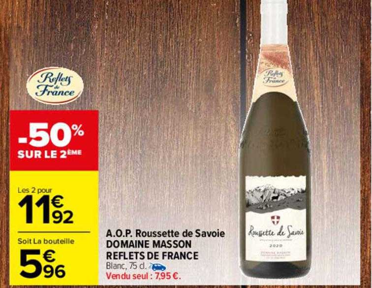 Aop Roussette De Savoie Domaine Masson Reflets De France