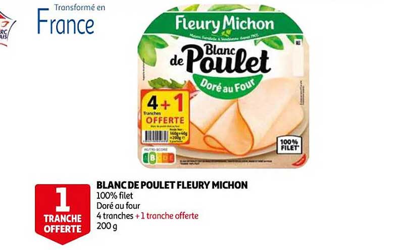 blanc de poulet fleury michon