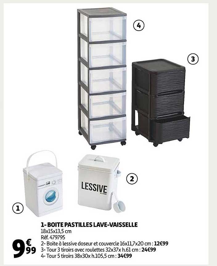 boite pastilles lave-vaisselle