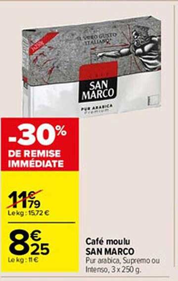 café moulu san marco