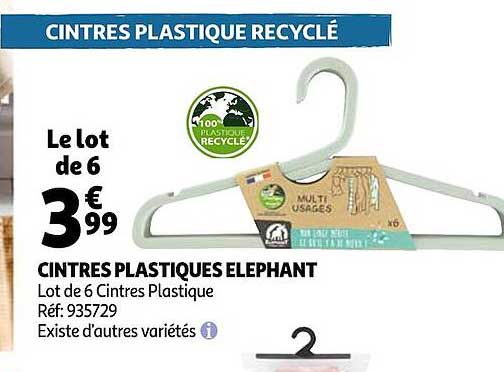 Cintres Plastiques éléphant