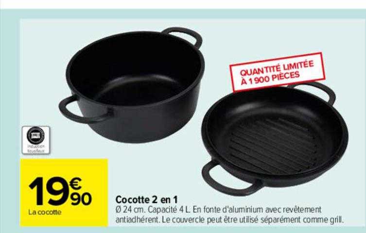 cocotte 2en1