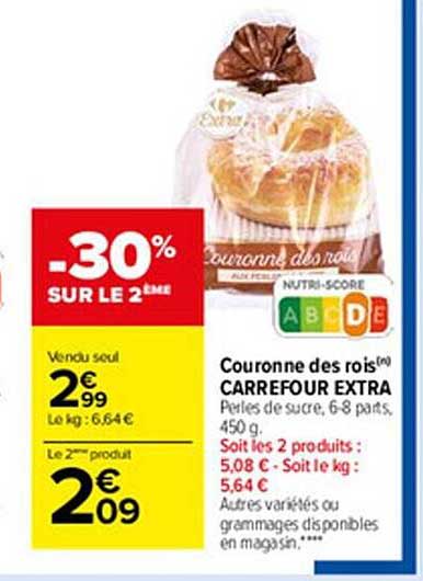 couronne des rois carrefour extra