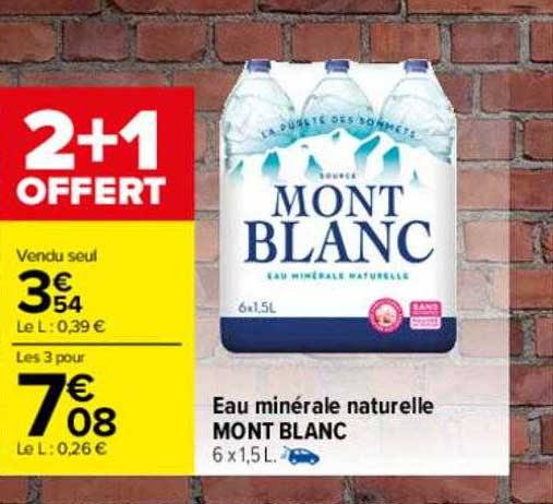 Eau Minérale Naturelle Mont Blanc