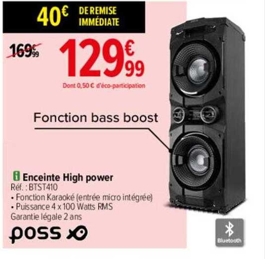 enceinte high power poss