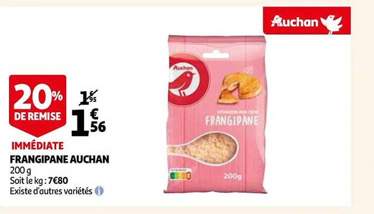 frangipane auchan