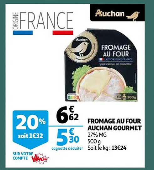 Fromage Au Four Auchan Gourmet