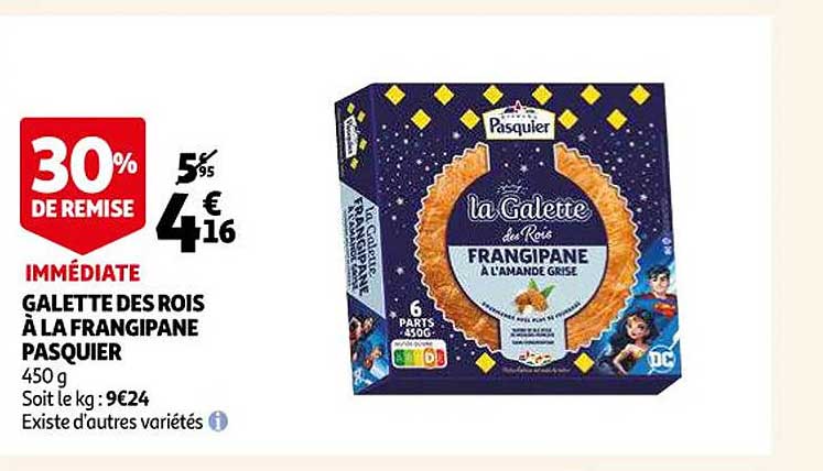 galette des rois à la frangipane pasquier