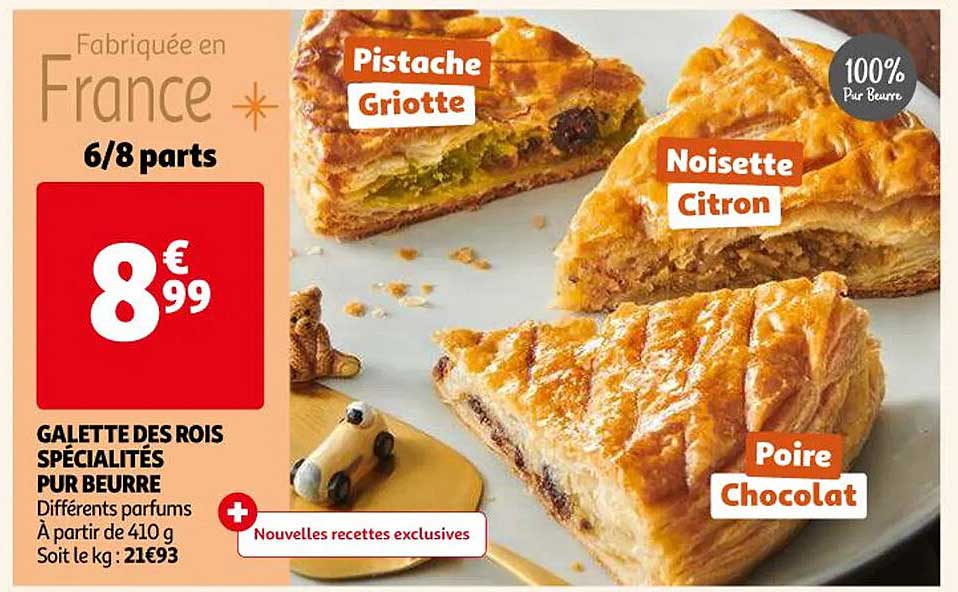 galette des rois spécialités pur beurre