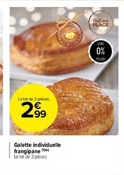 galette individuelle frangipane