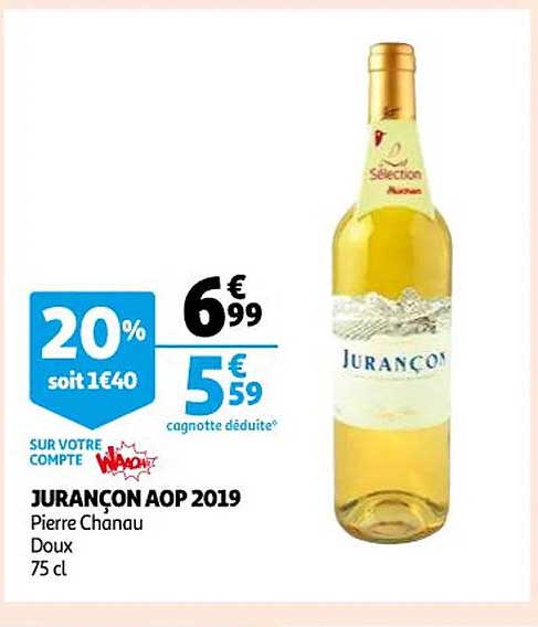 jurançon aop 2019 pierre chanau doux