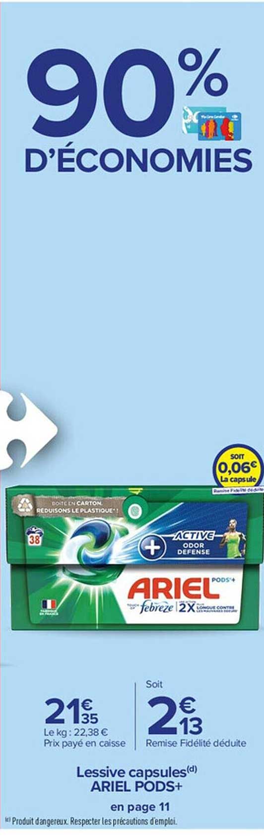 Lessive Capsules Ariel Pods