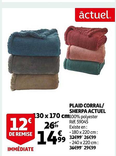 plaid corral ou sherpa actuel