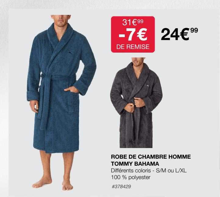 robe de chambre homme tommy bahama