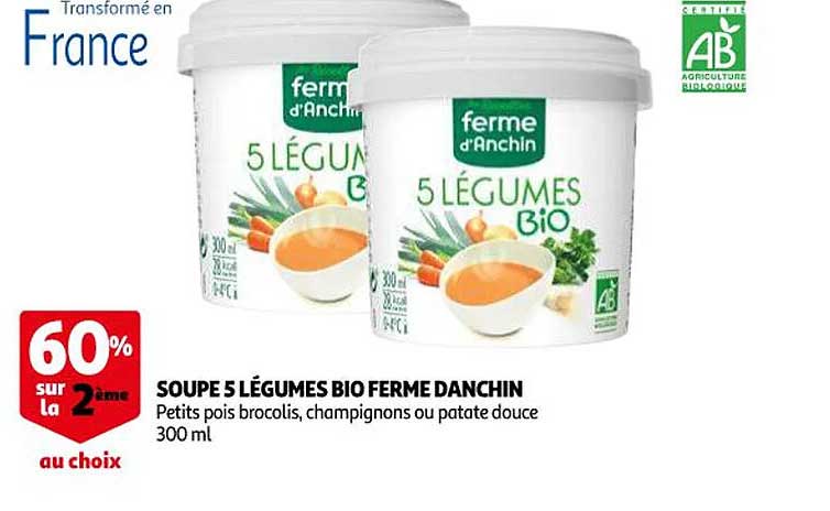 Soupe 5 Légumes Bio Ferme Danchin
