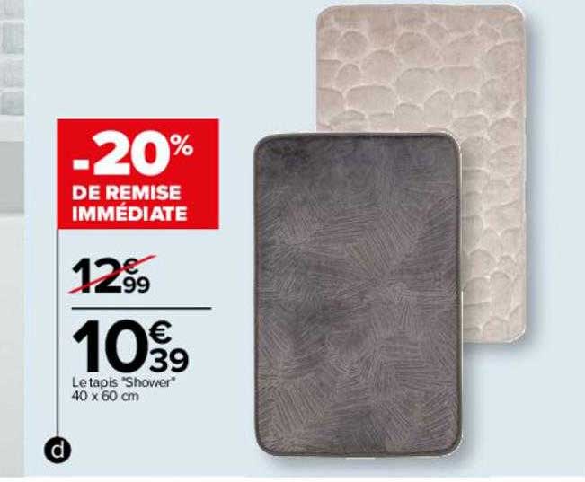 tapis "shower"