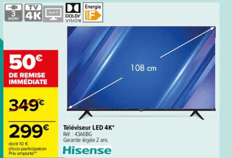 Téléviseur Led 4k Hisense